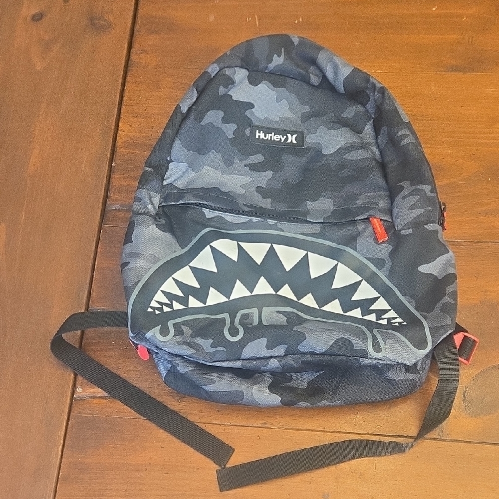 Euc Hurley Shark Mouth Backpack